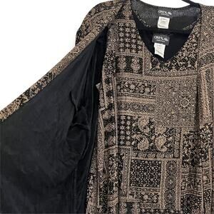 Vintage Onyx Nite glitter 2 piece blouse and jacket set
